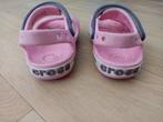 Crocs kindersandalen, mt. 22-23 (C6) roze, Crocs, Meisje, Ophalen of Verzenden, Gebruikt