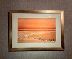 T.e.a.b.'WADDEN'.vogels bij zonsondergang. Aquarel. T.e.a.b., Ophalen, Minder dan 50 cm, Schilderij, Minder dan 50 cm