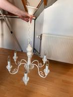 Mooie witte brocante kroonluchter, Huis en Inrichting, Ophalen, Zo goed als nieuw
