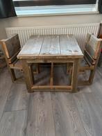 Te koop kindertafel en stoelen, Ophalen, Zo goed als nieuw, Stoel(en)