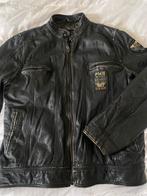 PME legend blauw grijs leren jas XL, Kleding | Heren, Jassen | Winter, Pall Mall PME Legend, Maat 56/58 (XL), Zo goed als nieuw