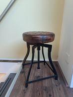 Industriële Vintage Kruk - Hoogte Verstelbaar, Ophalen of Verzenden, Eén