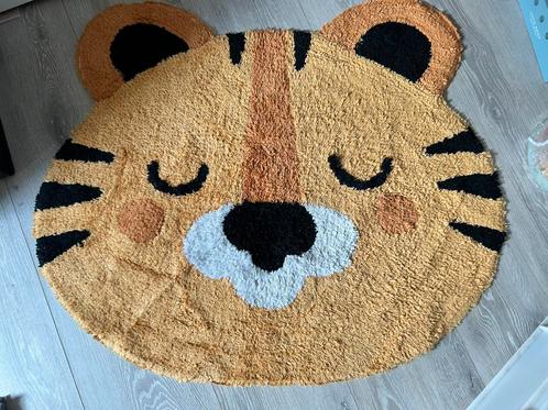 Handgemaakt vloerkleed Bisbee Tiger 85x50cm, Huis en Inrichting, Stoffering | Tapijten en Kleden, Zo goed als nieuw, 50 tot 100 cm