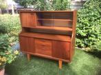 Vintage teak wandmeubel, Ophalen of Verzenden