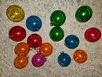 set kerstballen gemengde kleuren (doos O), Ophalen of Verzenden, Zo goed als nieuw
