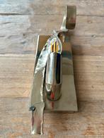 Brand van Egmond Delphinium wandlamp met zegel, Ophalen, Zo goed als nieuw, Glas