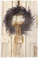 Mooie lavendelkrans met jute strik, 45 cm. doorsnee., Meander bv, Meander bv, Meander bv, Nieuw