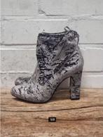 Unisa - Fluwelen zilveren velvet laarzen maat 36 - Nieuw