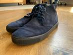 Tod's heren sneakers desert boots suede maat 8,5 zgan ., Blauw, Boots, Ophalen of Verzenden, Tod's