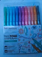 Tombow twin tones 12 stuks pastel nieuw, Hobby en Vrije tijd, Tekenen, Ophalen of Verzenden, Nieuw, Potlood of Stift