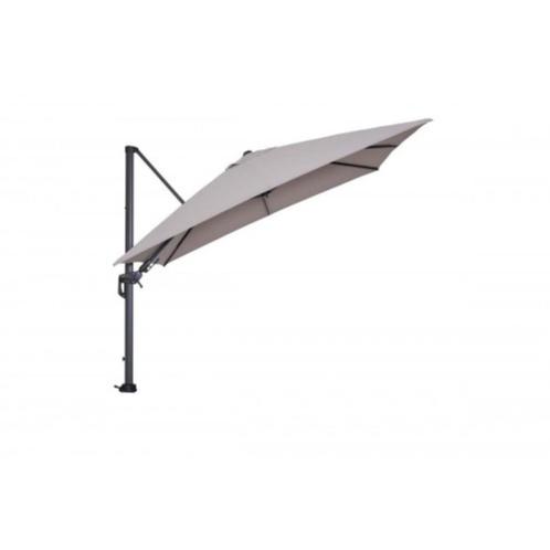 Hawaii zweefparasol  doek licht grijs ( Was € 510 ), Tuin en Terras, Parasols, Nieuw, Zweefparasol, 2 tot 3 meter, Kantelbaar