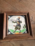 Antieke Tegel Soldaat - 1920, Antiek en Kunst, Antiek | Wandborden en Tegels, Ophalen of Verzenden