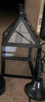 Naar Jan des Bouvrie Hanglampen - Set van 2, Huis en Inrichting, Lampen | Hanglampen, Ophalen, Gebruikt, Metaal, Minder dan 50 cm