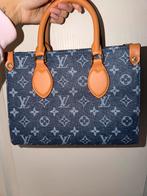 L*uis vuitt*n denim, Sieraden, Tassen en Uiterlijk, Tassen | Damestassen, Ophalen of Verzenden, Zo goed als nieuw, Blauw