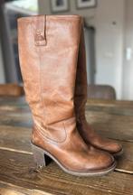 Dameslaarzen bruin, gevoerd, maat 40, Ophalen of Verzenden, Zo goed als nieuw, Bruin, Hoge laarzen