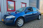 ✅ Renault Mégane 1.6 16V 2005 Sedan, Cruise, Nieuwe APK, NAP, Voorwielaandrijving, 4 cilinders, Blauw, Origineel Nederlands