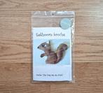 Eekhoorn broche wolvilt knutselpakket, Ophalen of Verzenden, Nieuw, Knutselwerk