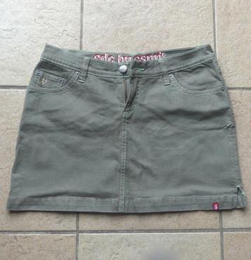 Esprit EDC minirok groen denim rokje stretch maat 40  beschikbaar voor biedingen