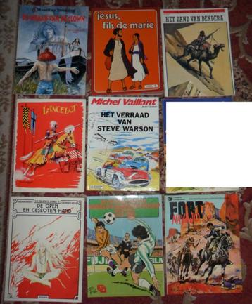 8x/ Michel Vaillant Blanke Lama JODOROWSKY Voetbal AREND beschikbaar voor biedingen