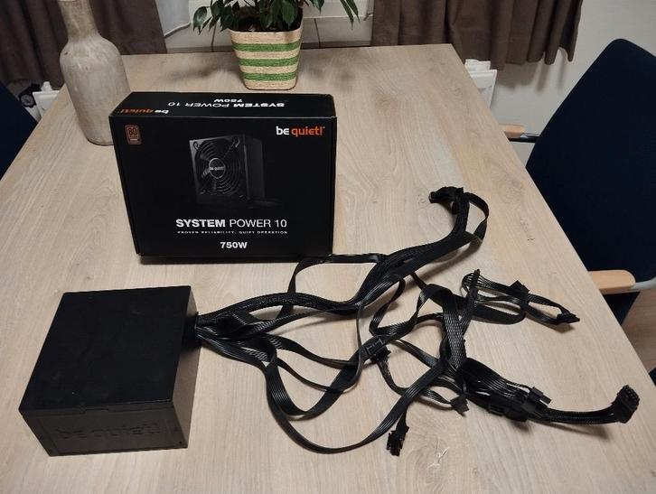 PSU: Be Quit System Power 10 750W, Computers en Software, Interne voedingen, Zo goed als nieuw, Ophalen