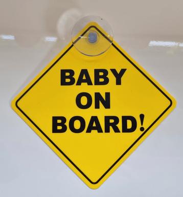 Bordje 'baby on board' auto beschikbaar voor biedingen