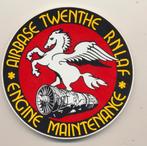 D207 Sticker Airbase Twenthe RNLAF Engine Maintenance, Verzamelen, Verzenden, Luchtmacht, Nederland, Embleem of Badge