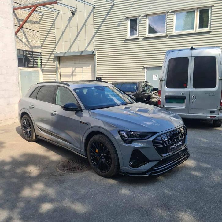Maxton Design Front Splitter Audi e-Tron S-Line, Auto diversen, Tuning en Styling, Ophalen of Verzenden