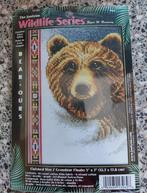 The Janlynn Wildlife Series Bear Beer Borduurpakket NIEUW, Hobby en Vrije tijd, Borduren en Borduurmachines, Ophalen of Verzenden