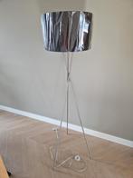 Zeer mooie RVS Eglo Fondachelli vloerlamp, Ophalen, Zo goed als nieuw, 150 tot 200 cm