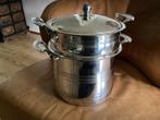 Couscous pan als nieuw, Huis en Inrichting, Ophalen of Verzenden, Zo goed als nieuw, Rvs, Overige typen
