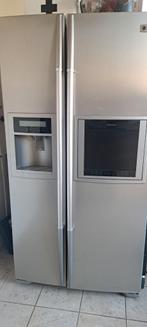 Grote Amerikaanse Koelkast met ijsblokjesmachine, Ophalen, Gebruikt, 200 liter of meer, 60 cm of meer