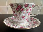 Royal Albert Chelsea Rose Kop en Schotel, Ophalen of Verzenden, Zo goed als nieuw, Overige stijlen, Kop(pen) en/of Schotel(s)