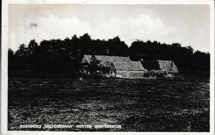 KOTTEN/WINTERSWIJKJ - BOEDERIJ WILTERSHAAR, Verzamelen, Ansichtkaarten | Nederland, Gelopen, Gelderland, 1920 tot 1940, Ophalen of Verzenden