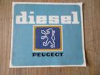 Autofolder : Peugeot Diesel met verschillende modellen., Boeken, Ophalen of Verzenden, Zo goed als nieuw, Peugeot