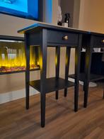 Zwarte nachtkastjes met gouden knop, Ophalen, Gebruikt