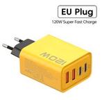 USB Oplader 120 Watt met 4 Uitgangen,  2 x USB-A,  2 x USB-C, Ophalen of Verzenden, Nieuw, Overige merken
