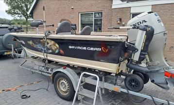 Visboot Sylvan 1600 Tournament 90 pk Honda Freewheel 1300kg  beschikbaar voor biedingen