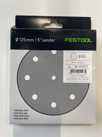 Festool 492271 Interface pad - 15 x 125 x 90mm beschikbaar voor biedingen