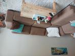 hoekbank bruin chaise loungebank, Huis en Inrichting, Woonaccessoires | Wandplanken en Boekenplanken, Ophalen, Gebruikt