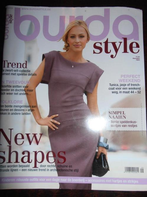Burda Syle september 2010 mode naaien patronen, Hobby en Vrije tijd, Kledingpatronen, Zo goed als nieuw, Vrouw, Burda, Ophalen of Verzenden