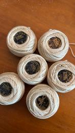 DMC cotton perle, dikte 5, kleur ecru, Ophalen of Verzenden, Nieuw, Breien of Haken, Wol of Garen