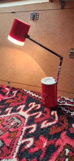 Vintage Nanbu lamp bureaulamp Kreo Lite rood Japan, Vintage, Ophalen of Verzenden, Zo goed als nieuw, Minder dan 50 cm