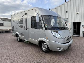 Hymer B504 3.0L powermotor XL garage vast bed hefbed beschikbaar voor biedingen