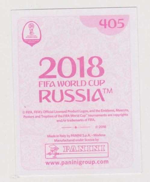 Panini stickers WK2018, WK 2018, roze achterkant, Verzamelen, Sportartikelen en Voetbal, Zo goed als nieuw, Poster, Plaatje of Sticker