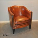 Fauteuils schapenleer Lounge Atelier / Teaks / OCL, Huis en Inrichting, Fauteuils, Ophalen, Zo goed als nieuw, 50 tot 75 cm, Leer