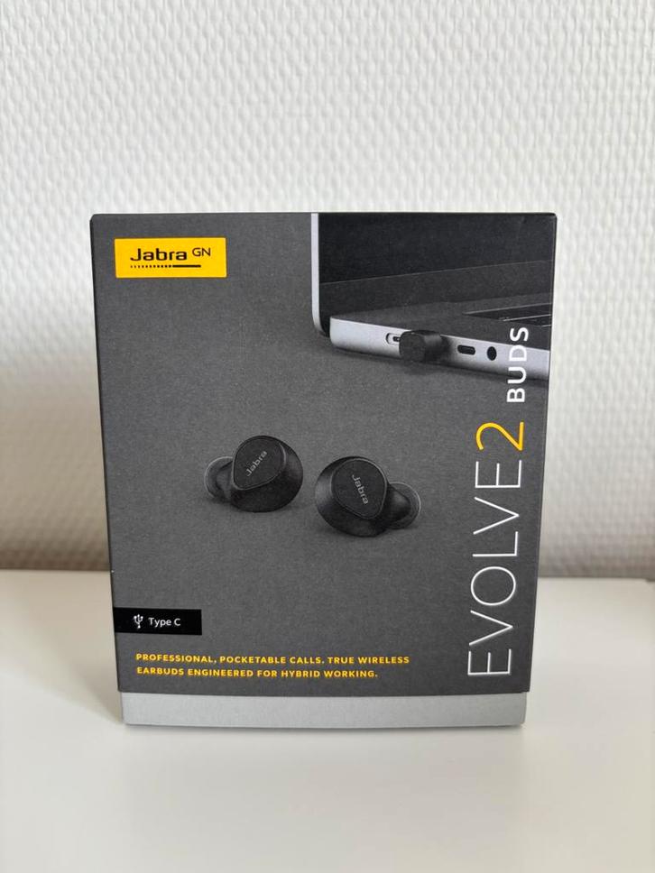 Jabra Evolve2 Buds - NIEUW Gesealed, Computers en Software, Headsets, Zo goed als nieuw, Ophalen of Verzenden