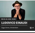 Ludovico Einaudi 3x zitplekken naast elkaar, Drie personen of meer, Juli