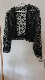 Gado gado bolero zwart uniek design item M/L, Ophalen of Verzenden, Zo goed als nieuw, Zwart
