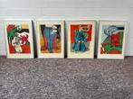 Corneille 4-luik lithografieën Japan 1984, Ophalen