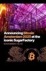 2 entree tickets Bitcoin Amsterdam 2025, Tickets en Kaartjes, Twee personen, Meerdaags